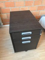 Schubladenkorpus von Ikea, schwarz, Hängeregistratur