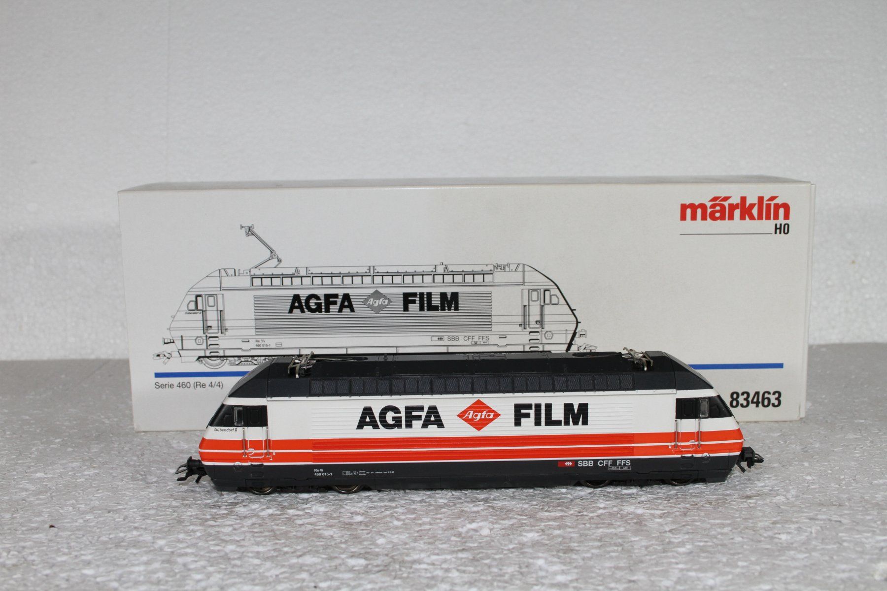 Märklin Modellini di ferrovie: Märklin 83463 SBB Re 460 Agfa – Usato da Triesen venduto da gleis8