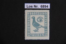 2. Weltkrieg-Marke Brieftaubenpost                  Los 6894