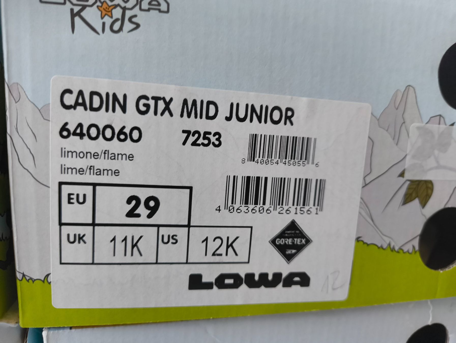Lowa Scarpe per ragazzi: Lowa Wanderschuhe CADIN GTX MID JUNIOR Gr 29 – Nuovo e nell'imballaggio originale da Uitikon Waldegg venduto da PJLS1 4
