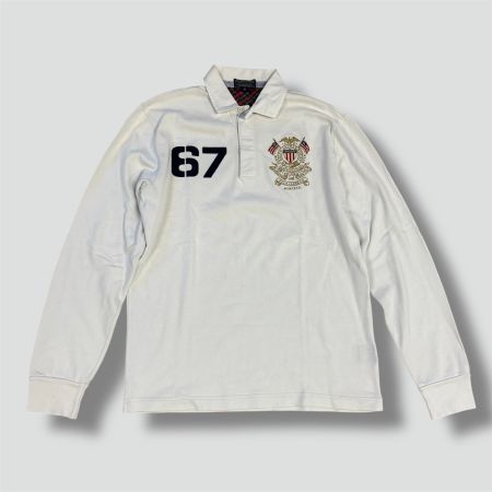 Polo Ralph Lauren Jeans 6 7 white long sleeve six seven