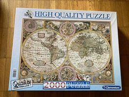 CLEMENTONI Puzzle Old Map 2000 Teile