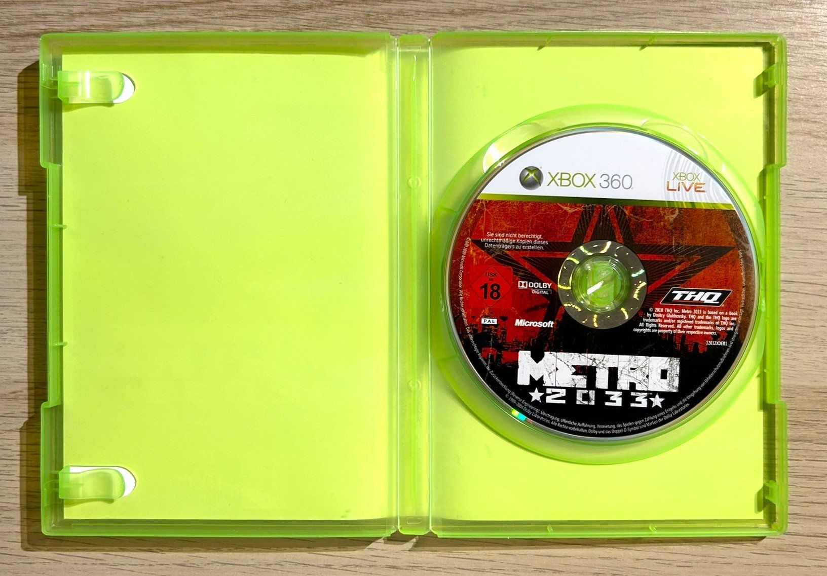 Microsoft Giochi: Metro 2033 Xbox 360 – Usato da St. Gallen venduto da Alpine.Arcade 2