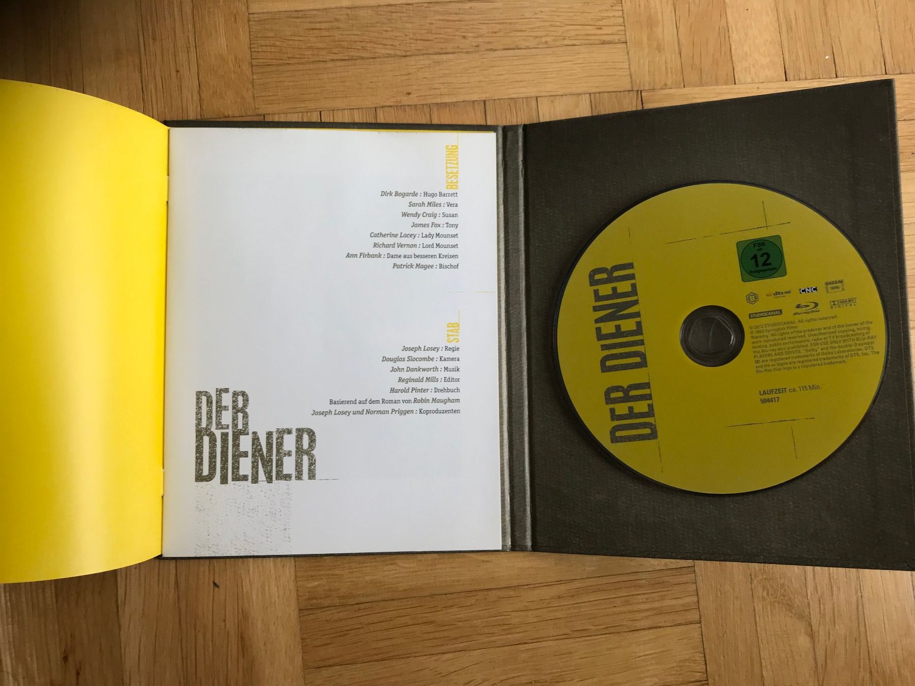 Tutti i DVDs: Der Diener - The Servant - Digibook - Blu-ray – Nuovo (secondo la descrizione) da Zürich venduto da Malcom 2