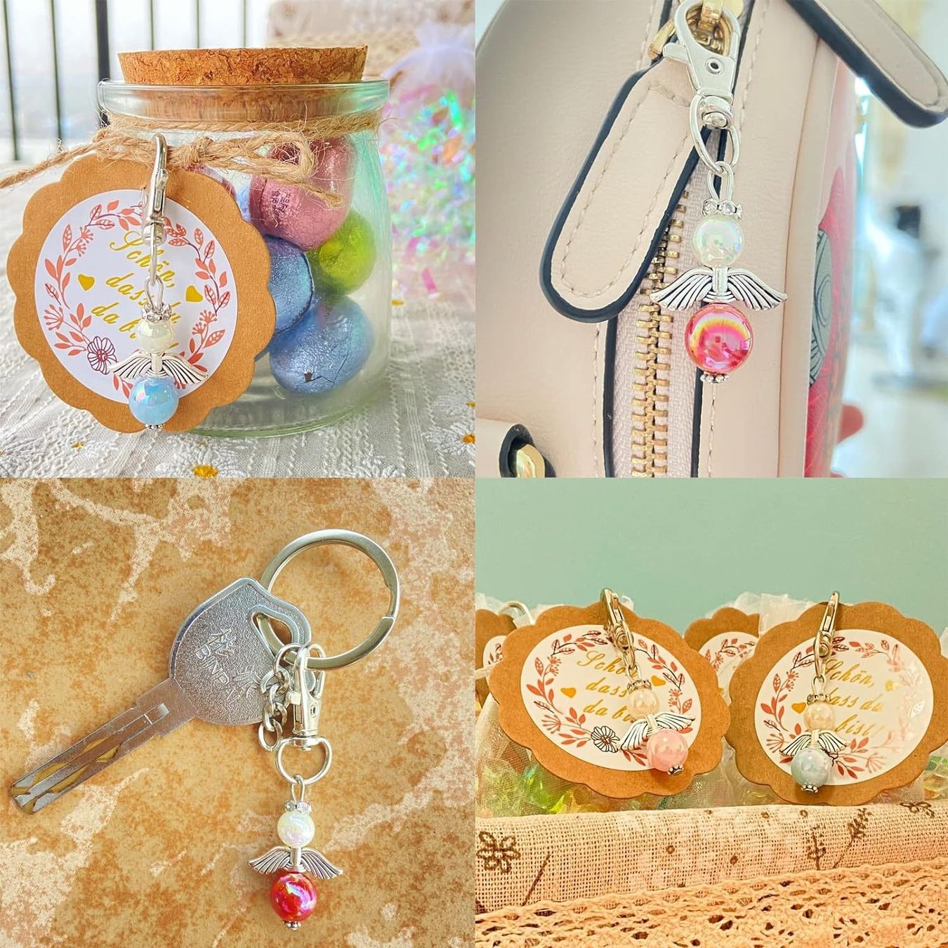 Tutte le decorazioni: 40Pcs Schutzengel Anhänger Hochzeit Geschenk – Nuovo (secondo la descrizione) da Thun venduto da Newnewshop 3