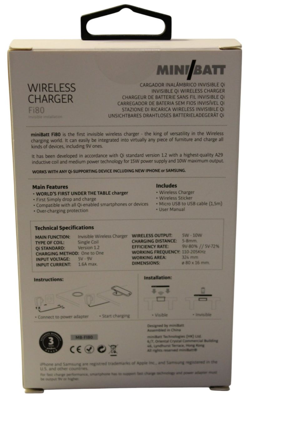Caricabatterie: Wireless Charger Fi80 Schwarz – Nuovo e nell'imballaggio originale da Basel venduto da David25 2