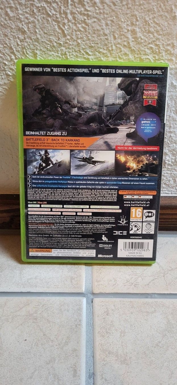 Microsoft Giochi: Xbox 360 Spiel - Battlefield 3 – Usato da Münsingen venduto da Heroism2010 1