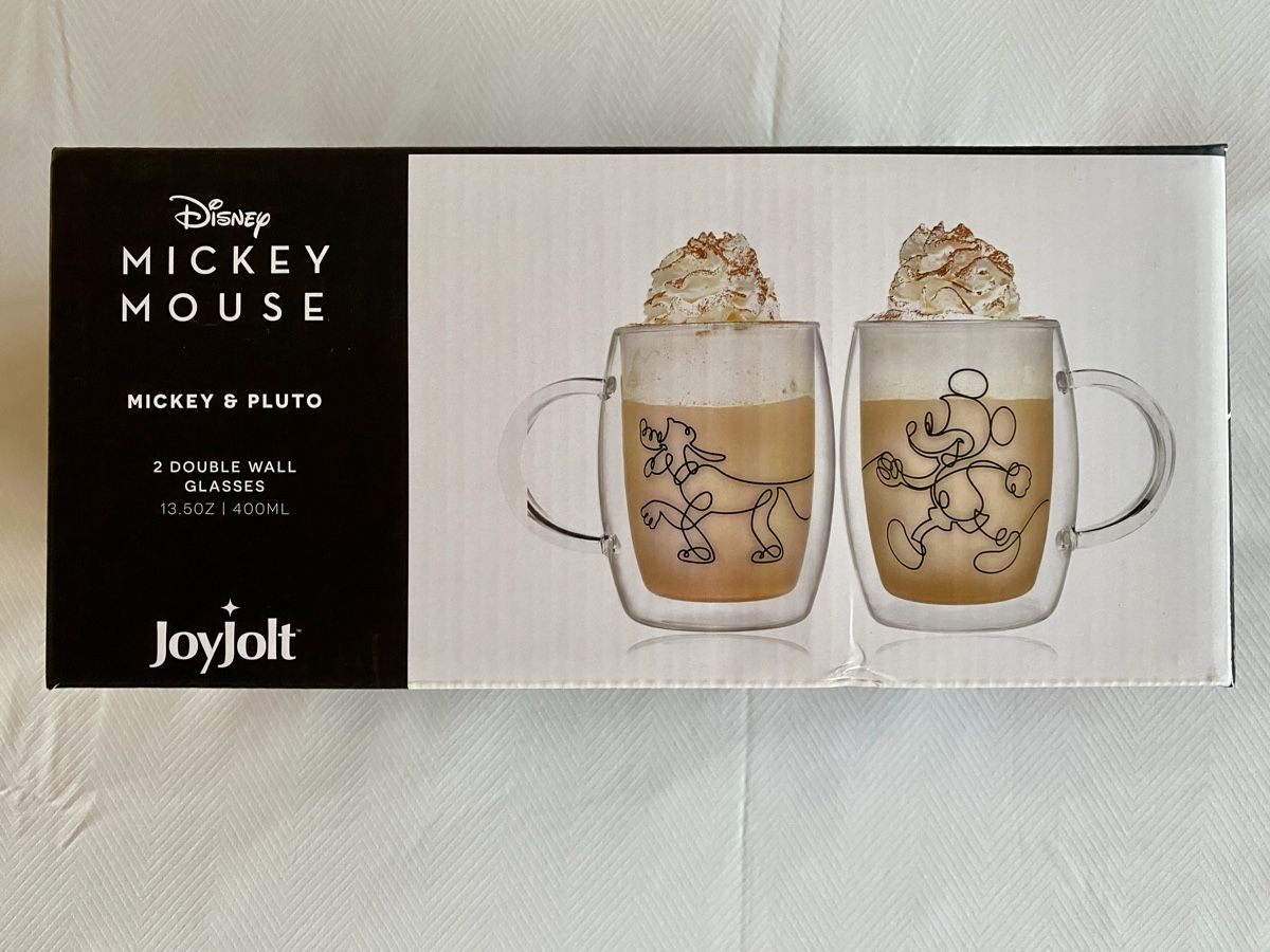 Tazze: JoyJolt Doppelwandige Tassen Disney Mickey und Pluto – Nuovo e nell'imballaggio originale da Oberembrach venduto da theZaz