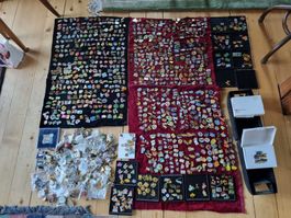 Grosse Sammlung Pins 9 KILO Viele Seltene!