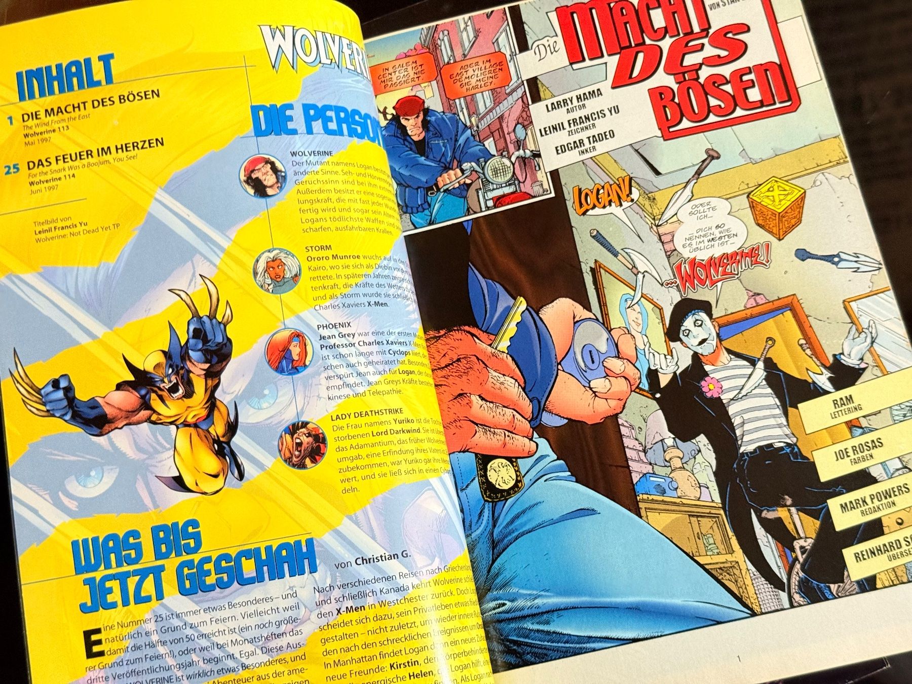 Fumetti: Wolverine Comic # 25, 26, 29. Marvel Deutschland – Usato da Zuerich venduto da SonderArt-Wertgut 1