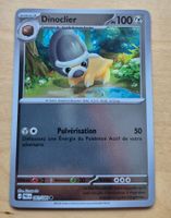 DINOCLIER 061/084 REVERSE POKEMON NUIT NOIRE FR
