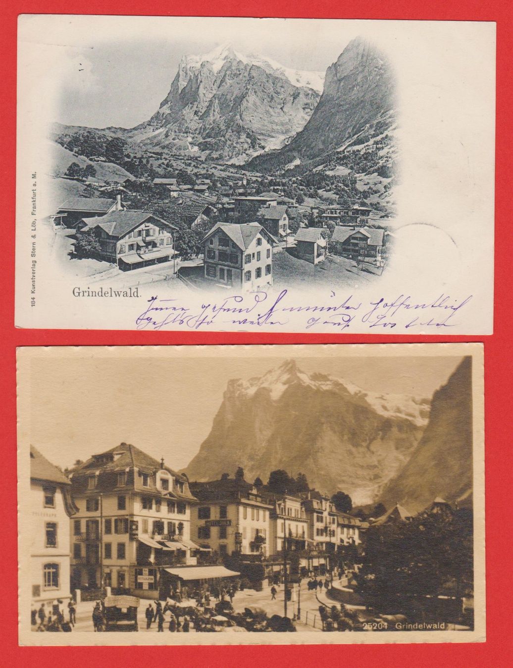 Cartoline postali: Grindelwald   -   4 verschiedene gute alte Ansichtkarten – Usato da Vitznau venduto da Ropaku