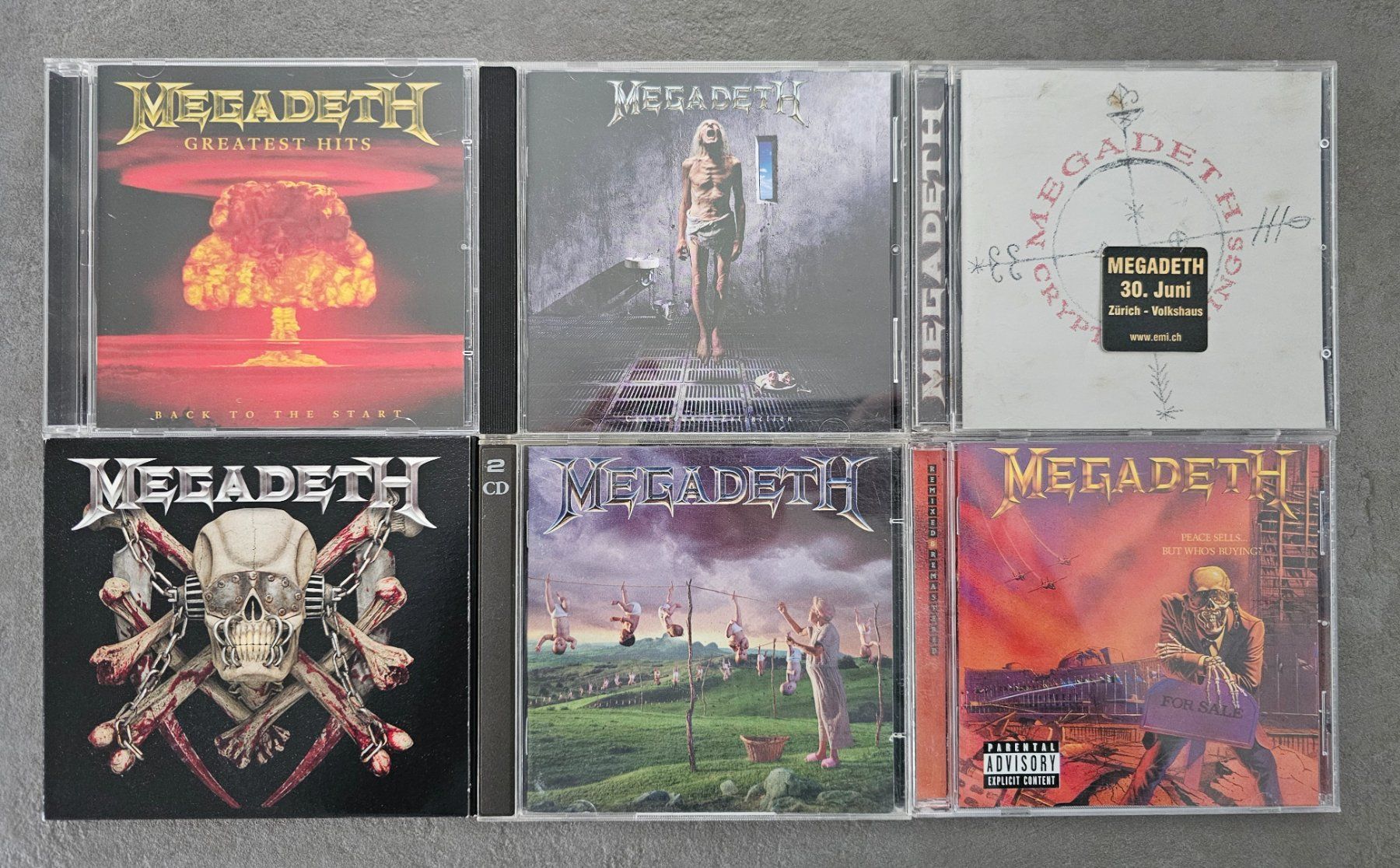 CDs: Megadeth CD's – Gebraucht aus Unterkulm von Chaplyn2018