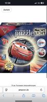 Lightning Mc Queen Puzzle 3D Nachtlicht Nachtlampe