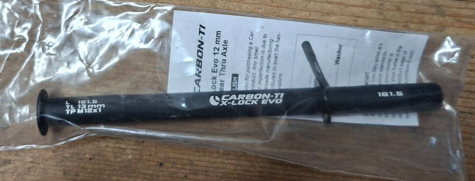 Pezzi di ricambio: Carbon Ti X-Lock Evo Achse 161.5mm – Nuovo e nell'imballaggio originale da Liestal venduto da Schaf5