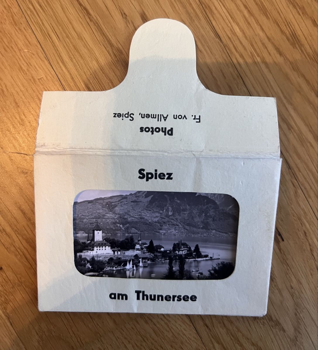 Ansichtskarten: Spiez Photo-Booklet – Gebraucht aus Ostermundigen von airline-trolley