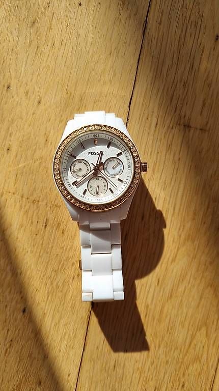 Orologi: Fossil original uhr weiss – Usato da Münchenstein venduto da vik_6btb 1