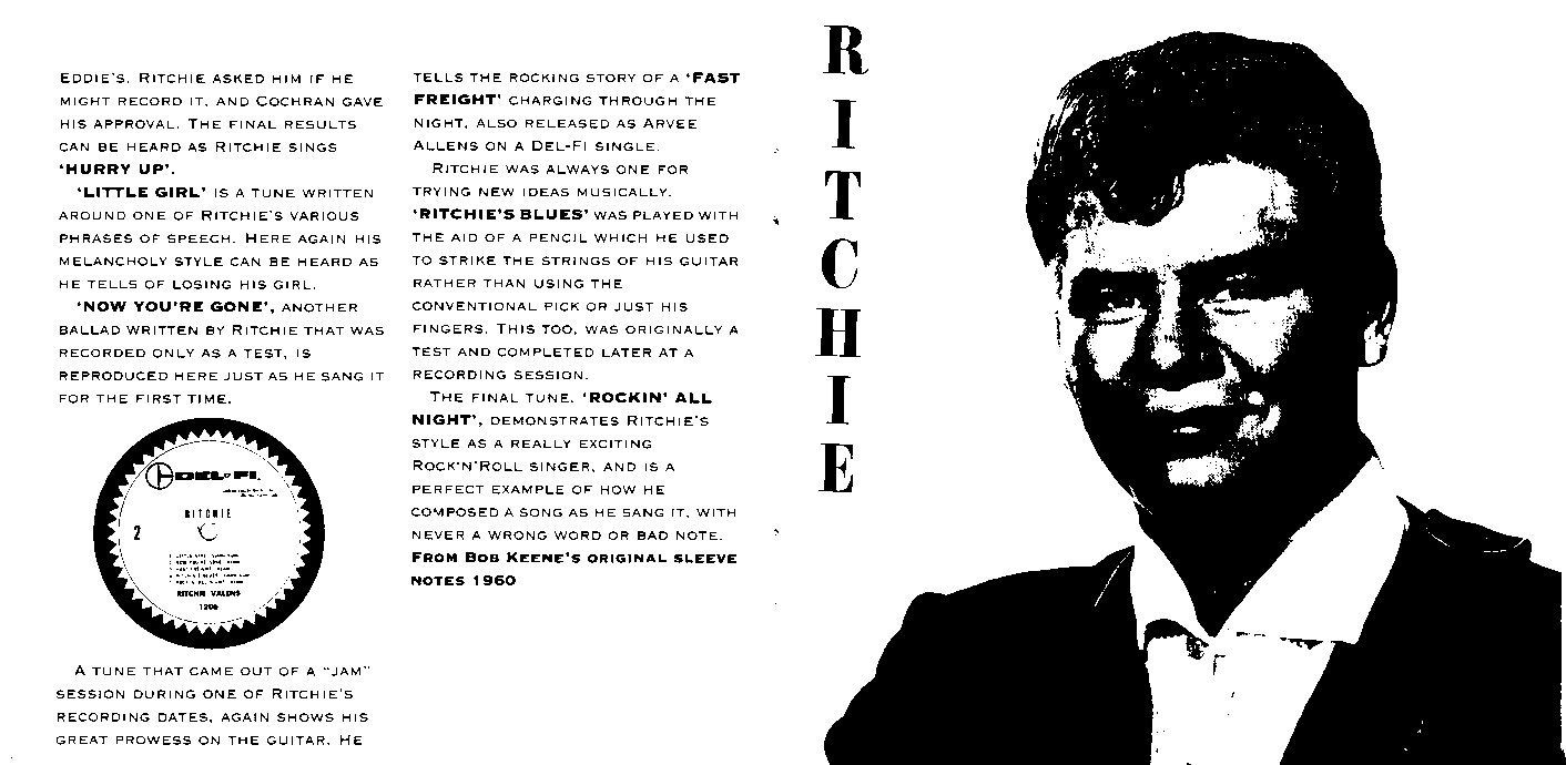CDs: 2LPs on 1CD - RITCHIE VALENS Ritchie Valens/Ritchie (Del-Fi) – Neu (gemäss Beschreibung) aus Morges von evnocha3 6