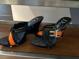 Dior Sandalen Damen Grösse 37 Keilabsatz guter Zustand