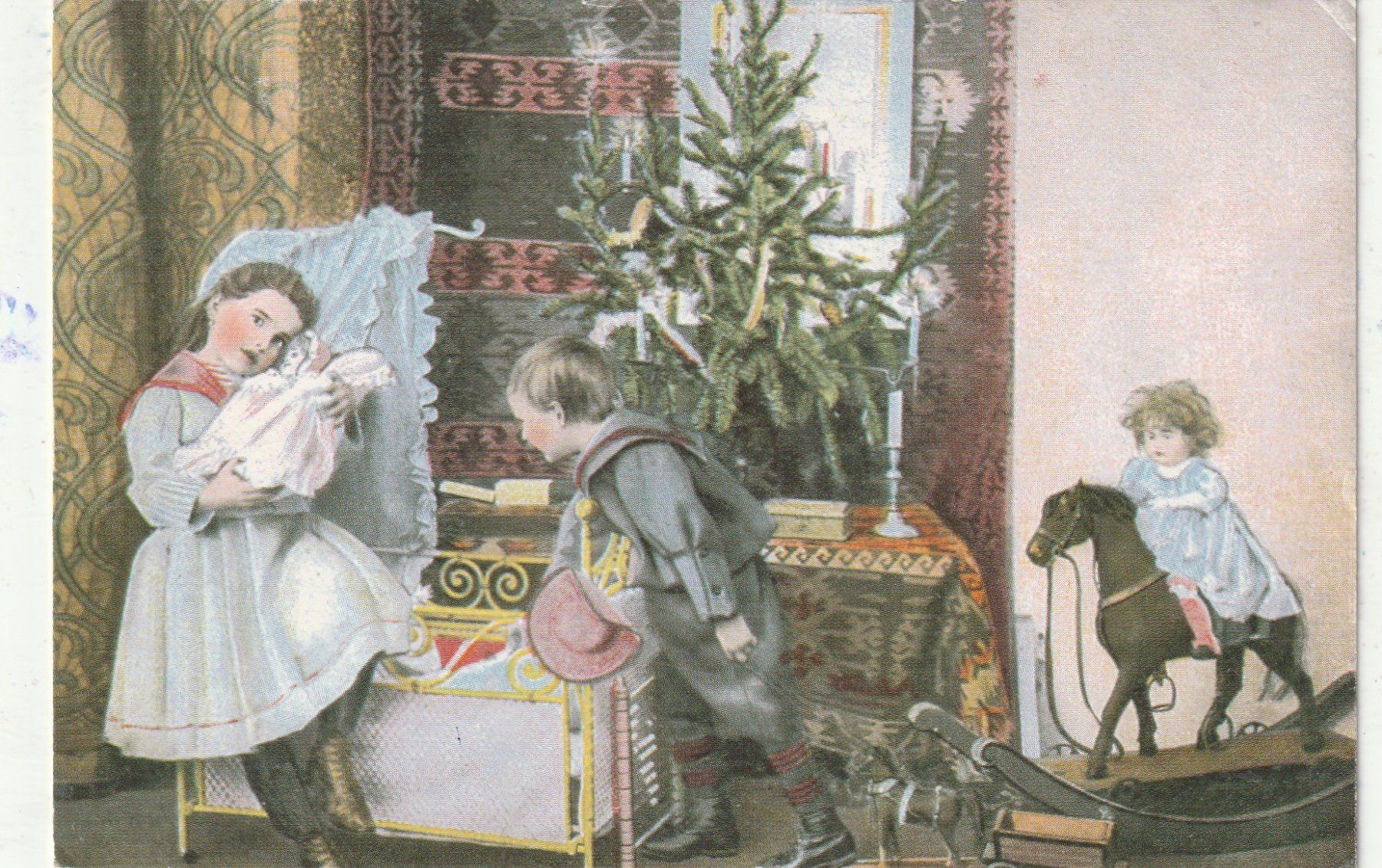 Cartoline postali: Kunstkarte serie nr. 510 – Usato da Lumbrein venduto da made02