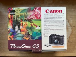 Canon PowerShot G5 Digitalkamera 5.0 Megapixel guter Zustand