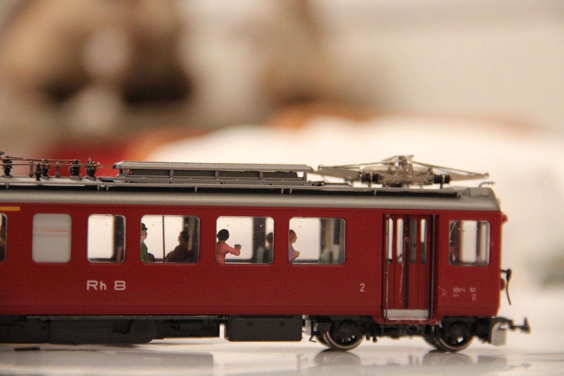 Bemo Modelleisenbahnen: Triebwagen RhB – Gebraucht aus Speicher von