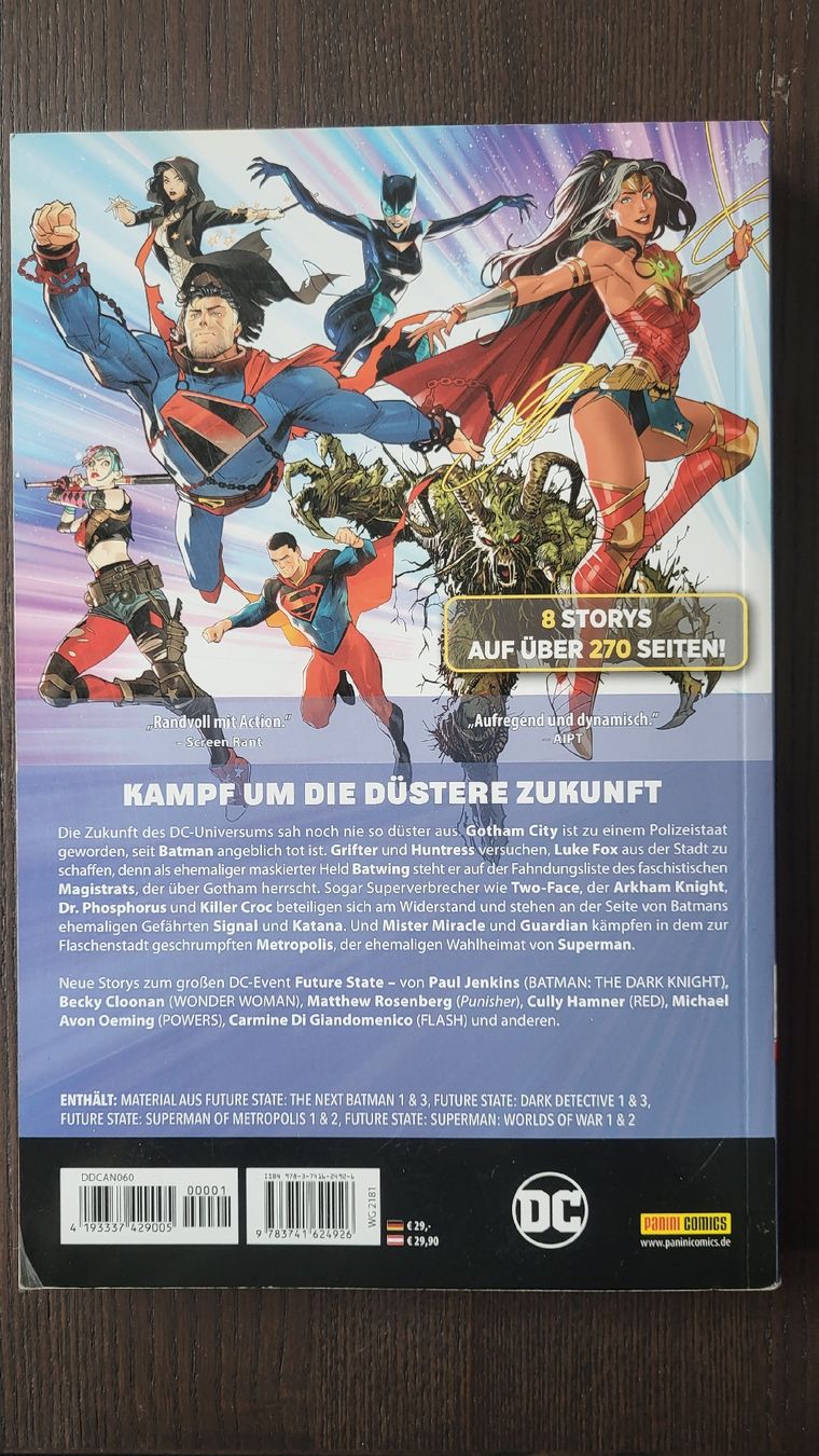 Fumetti: DC Future State Megaband Comic Book graphic novel german – Usato da Zürich venduto da hea_sxv7 1
