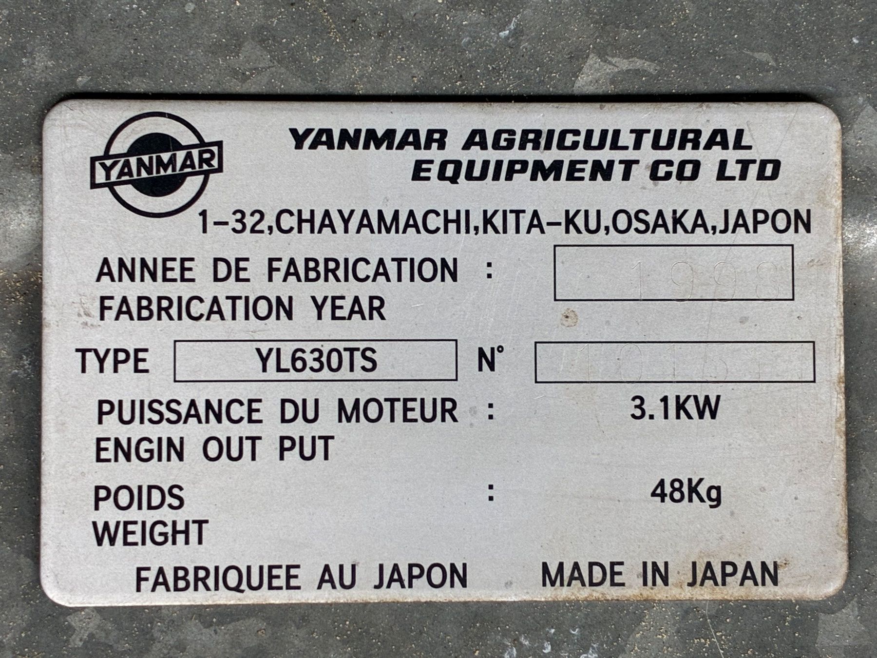 Tondeuses à gazon: Rasenmäher Yanmar YL630TS – D'occasion à Trubschachen par hofer600 5