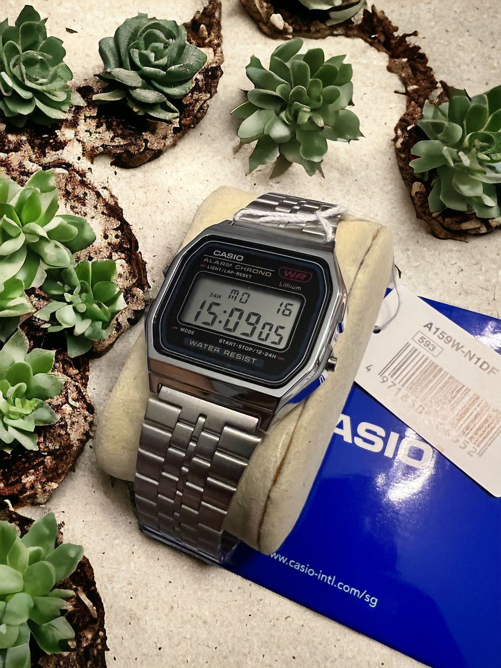 Casio Orologi: Casio Armbanduhren A159W-N1DF – Nuovo e nell'imballaggio originale da Adlikon b.Regensdf venduto da GPITIME 2