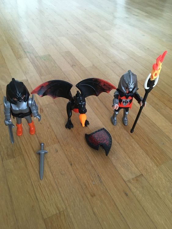 Figurine Playmobil Chevalier Avec Ailes - Dragon Knight - Figurine Ritter Médiévale