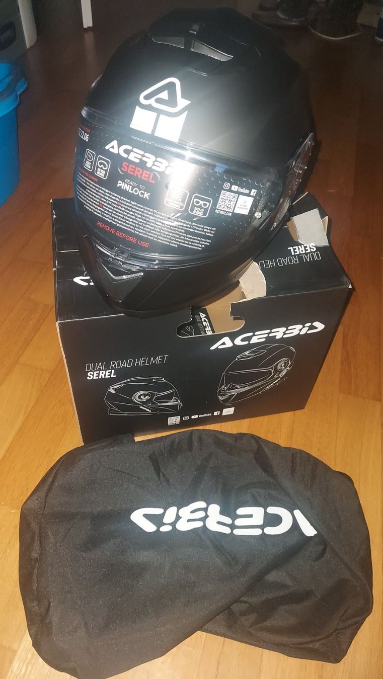 Caschi & visiere: Modularhelm Acerbis Serel Matt Schwarz Gr.XL NEU – Nuovo e nell'imballaggio originale da Hohenrain venduto da ML-DD