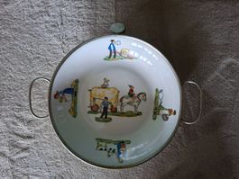 Sehr alter,  wunderschöner Vintage Kinderwärmeteller