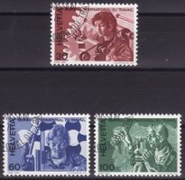 Dienstmarken BIT Satz SBK-Nr. 106-108 (Mensch + Arbeit 1975)