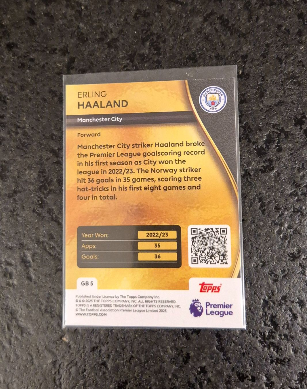 Topps Carte collezionabili: Haaland - Manchester City - Topps – Nuovo (secondo la descrizione) da Burg AG venduto da Danoe 1
