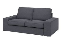 KIVIK Bezug 2er-Sofa, Gunnared mittelgrau