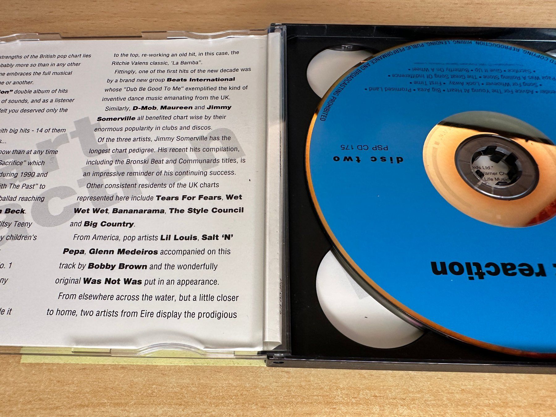 CD: Various – Chart Reaction - 2 CD – Usato da Rikon im Tösstal venduto da Alpenmutz 2