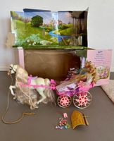 Barbie Rapunzel Pferd & Kutsche Set | OVP + Puppen + Zubehör