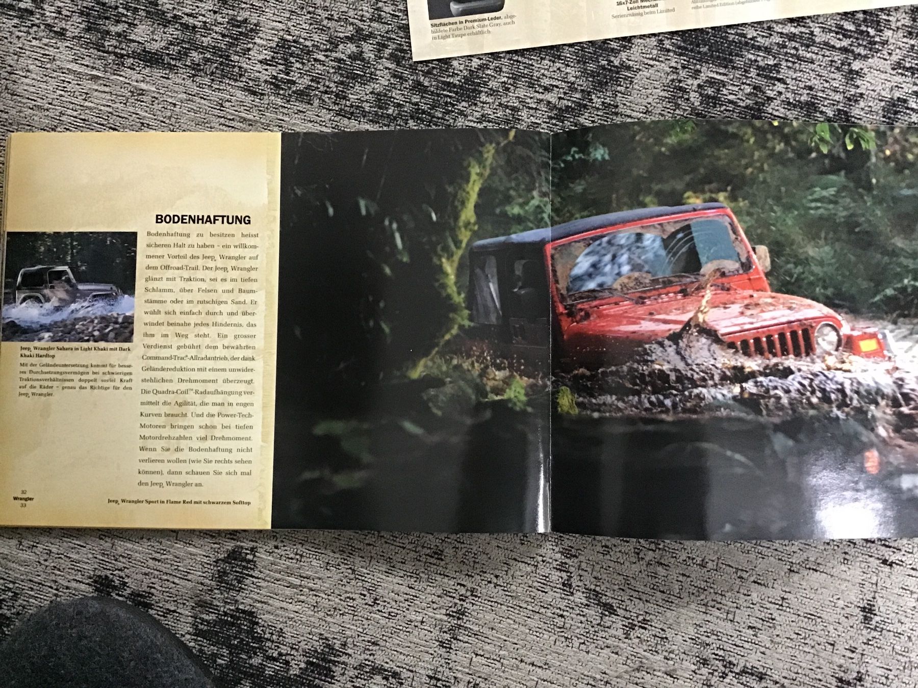 Jeep Dokumente: Jeep Programm Verkaufsprospekt 36 Seiten Jahr 2004 – Gebraucht aus Scherzingen von Starseller62 7
