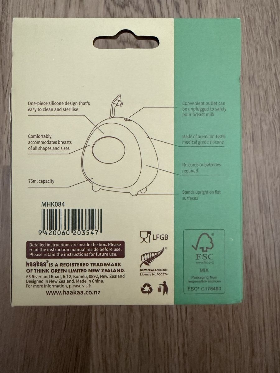 Haakaa Accessori per l’allattamento: NEU: Haakaa Ladybug Muttermilch-Auffangschale 75ml – Nuovo e nell'imballaggio originale da Dottikon venduto da dcwidmer 2