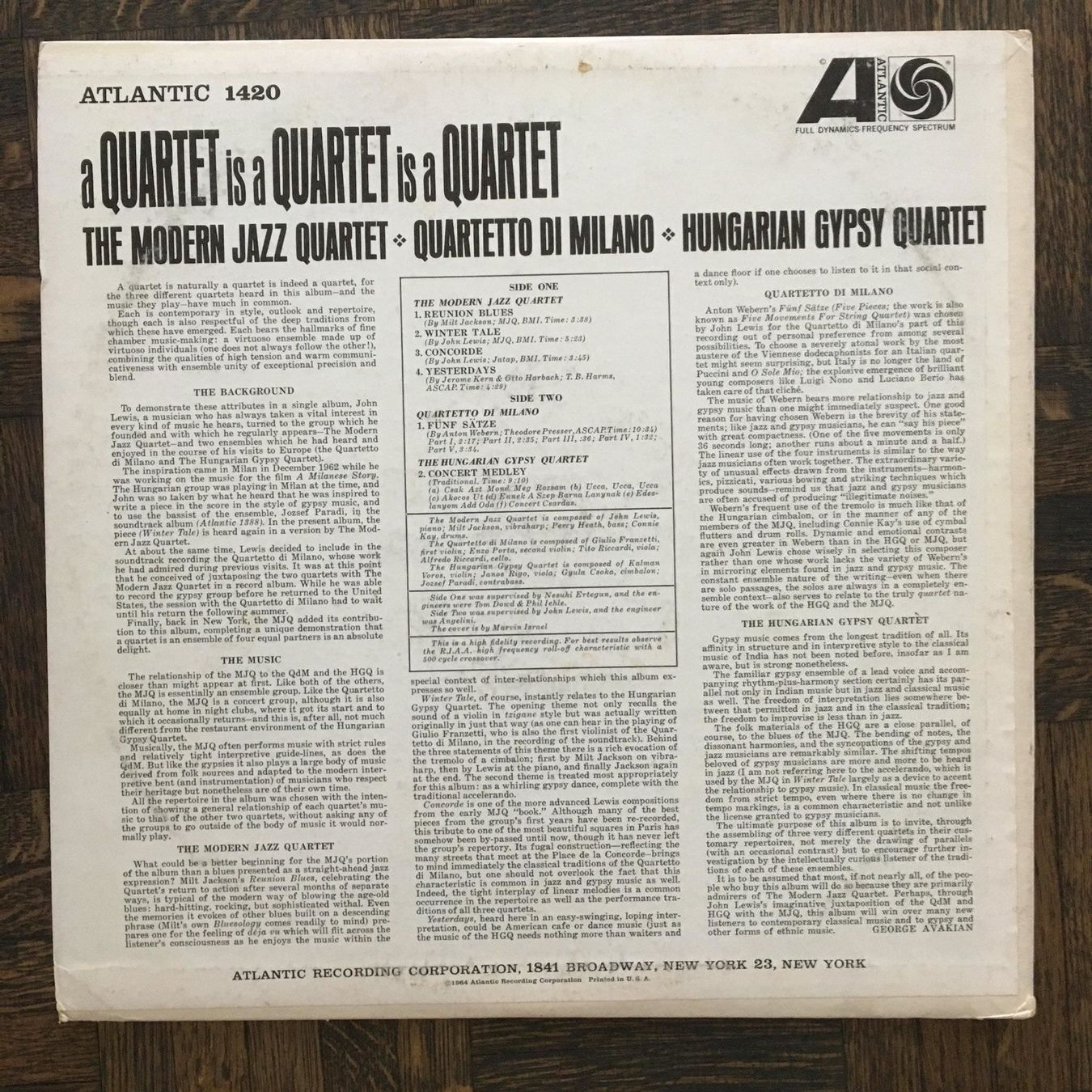 Dischi in vinile: The Modern Jazz Quartet...  LP vinyl – Usato da Subingen venduto da ArtBead 1