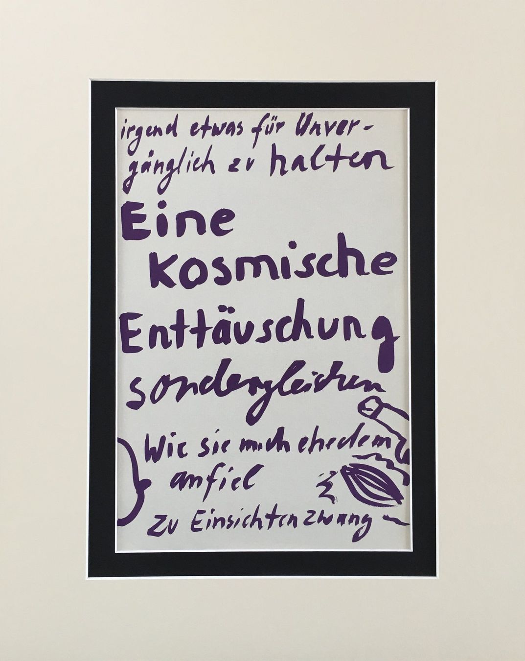 Grafiken & Lithographien: A.R. Penck Original Siebdruck / Serigraphie "Lyrik" – Gebraucht aus Nennigkofen von juhit