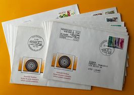 Lot 14x Sonderbriefe Automobil-Postbüro 1986-1987-1988-91-92