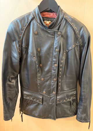 Harley-Davidson Damen Lederjacke Nieten Gr S für Frühling...