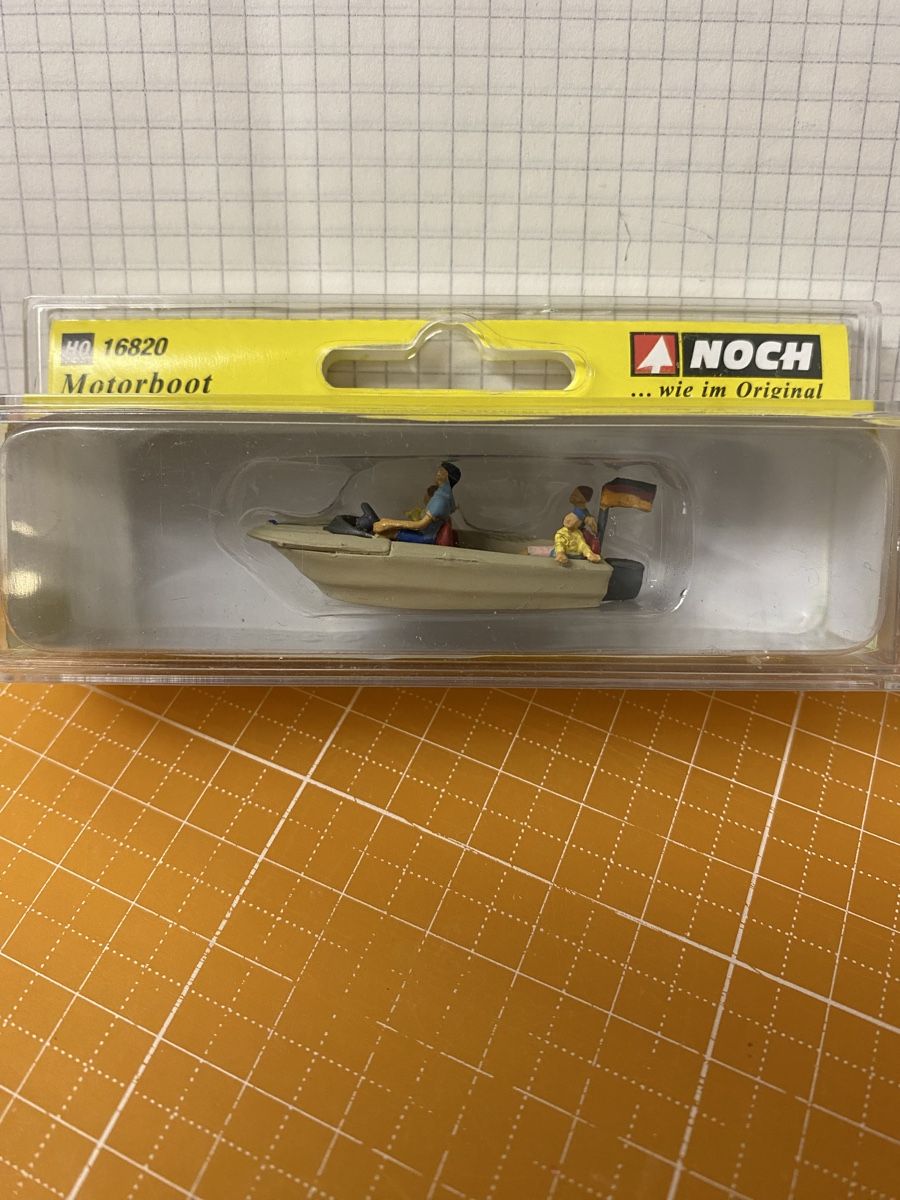 Noch Kit di modellismo & Modellini statici: NOCH 16820 HO Motorboot – Nuovo (secondo la descrizione) da Thalwil venduto da millaard_p