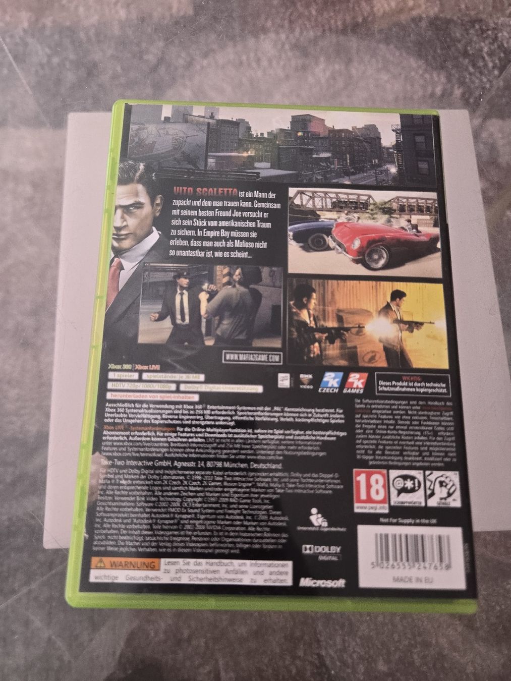 Spiele: Mafia 2 Xbox 360 – Gebraucht aus Bussigny von Kfdlt 1