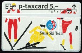 Taxcard 308L_12459 Swiss Ski Team ungebraucht