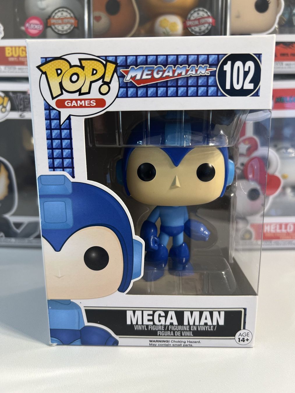 Funko Statuette: Funko POP! Games Mega Man - Mega Man – Nuovo e nell'imballaggio originale da Le Mouret venduto da perfectbijou