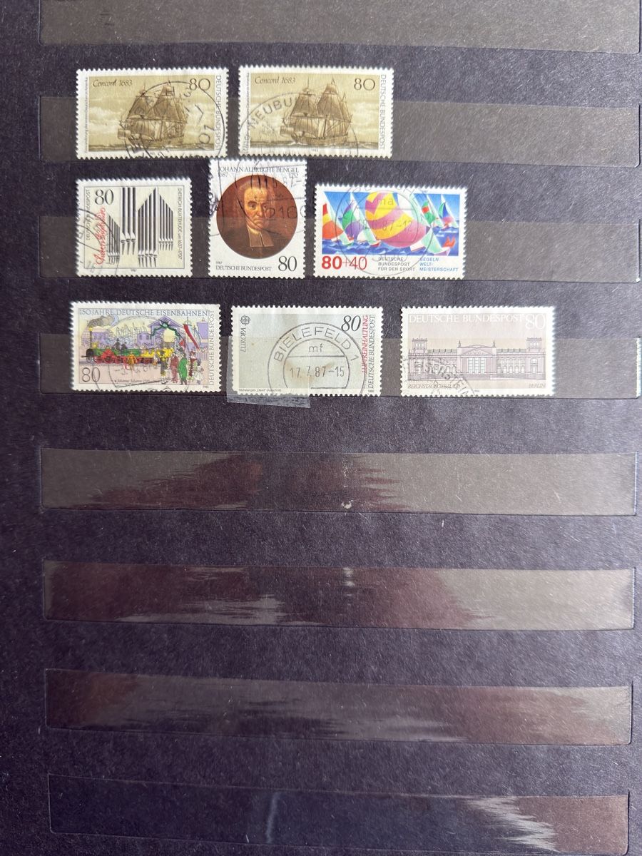 Alben: Briefmarken Sammlung 4/4 - vorwiegend Deutschland – Gebraucht aus Vaz/Obervaz von rea_w8cv 7
