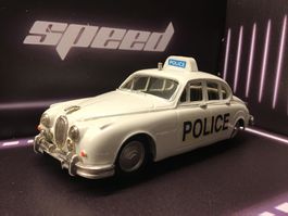 Jaguar MK II Polizei Auto, Vintage Modellauto Rarität! 1:43