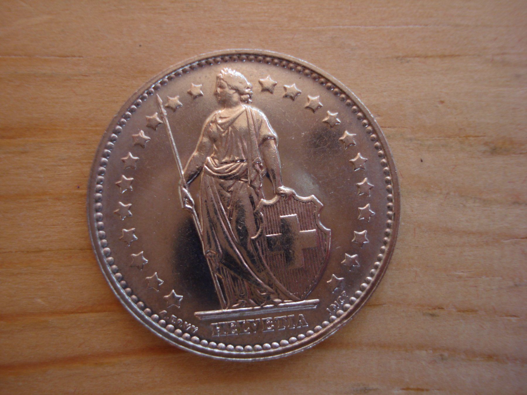 Alle Münzen: (C1) 1 Franken 1971 STGL – Gebraucht aus Erlach von Net-Coins 1